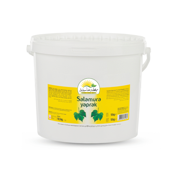 18 لتر ورق العنب في محلول ملحي